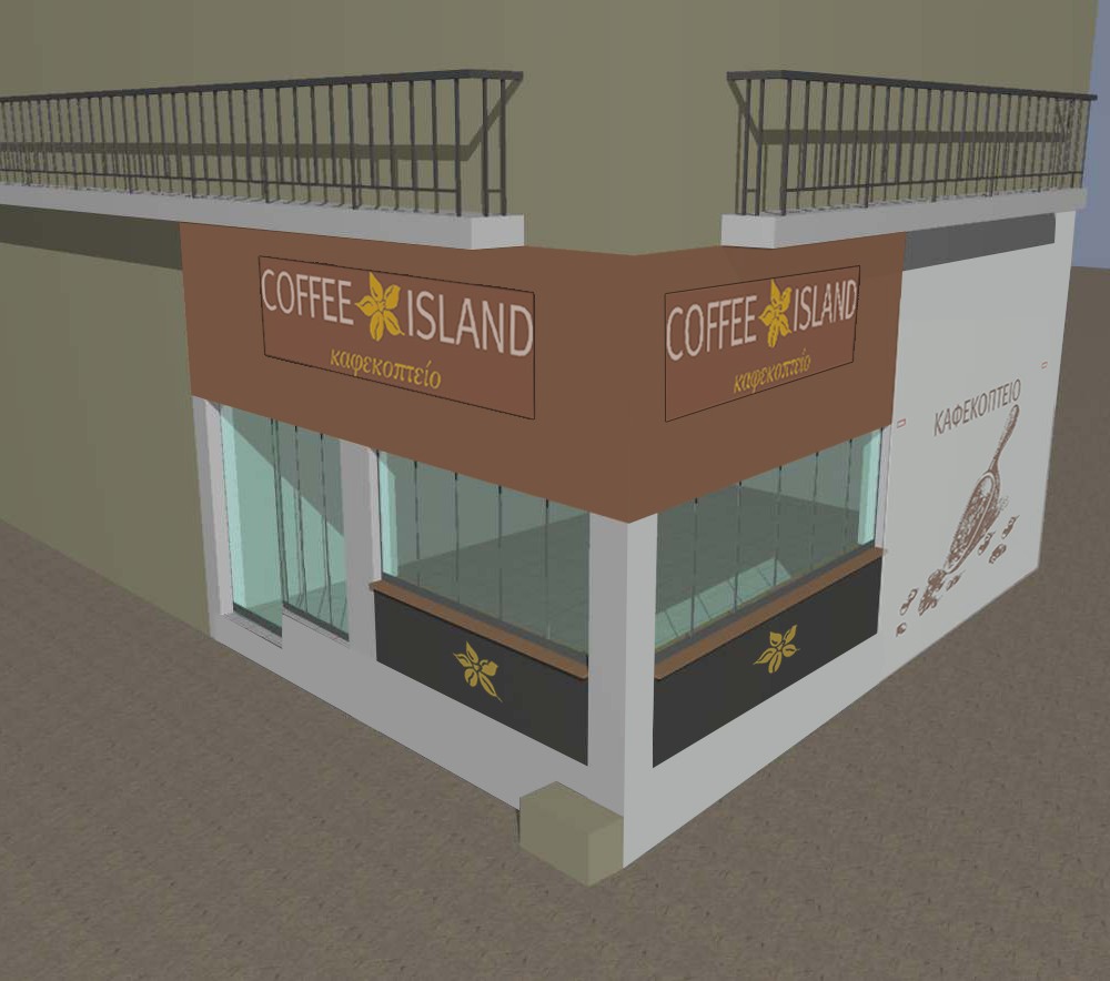 3D Coffee Island 3